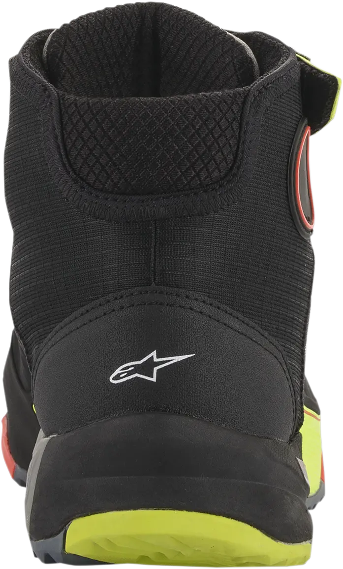 Alpinestars Cr-X Drystar Waterproof Motorcycle Shoes – Black, Red, Fluorescent Yellow (Us 10.5) 1