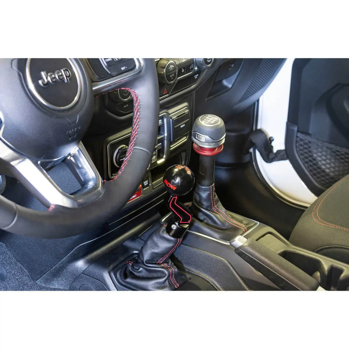 '18-23 Jeep Jl Billet Extended Transfer Case Handle & Shift Knob 2