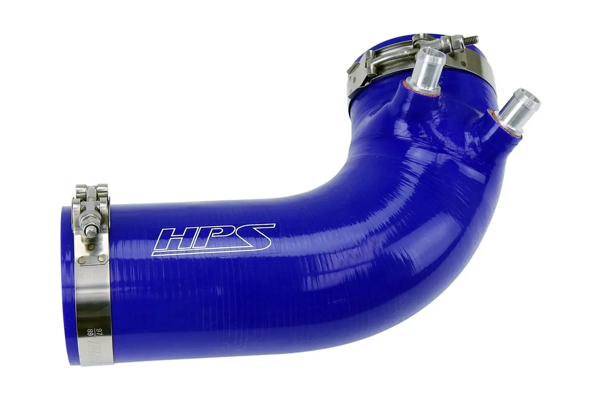 Hps Performance High Temp Reinforced Silicone Air Intake Hose Kit, Blue, 18521-Blue 1