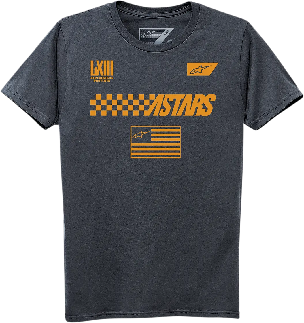 Alpinestars Men’S Charcoal T-Shirt – Casual Fit, Large (Style #12307211118L) 1