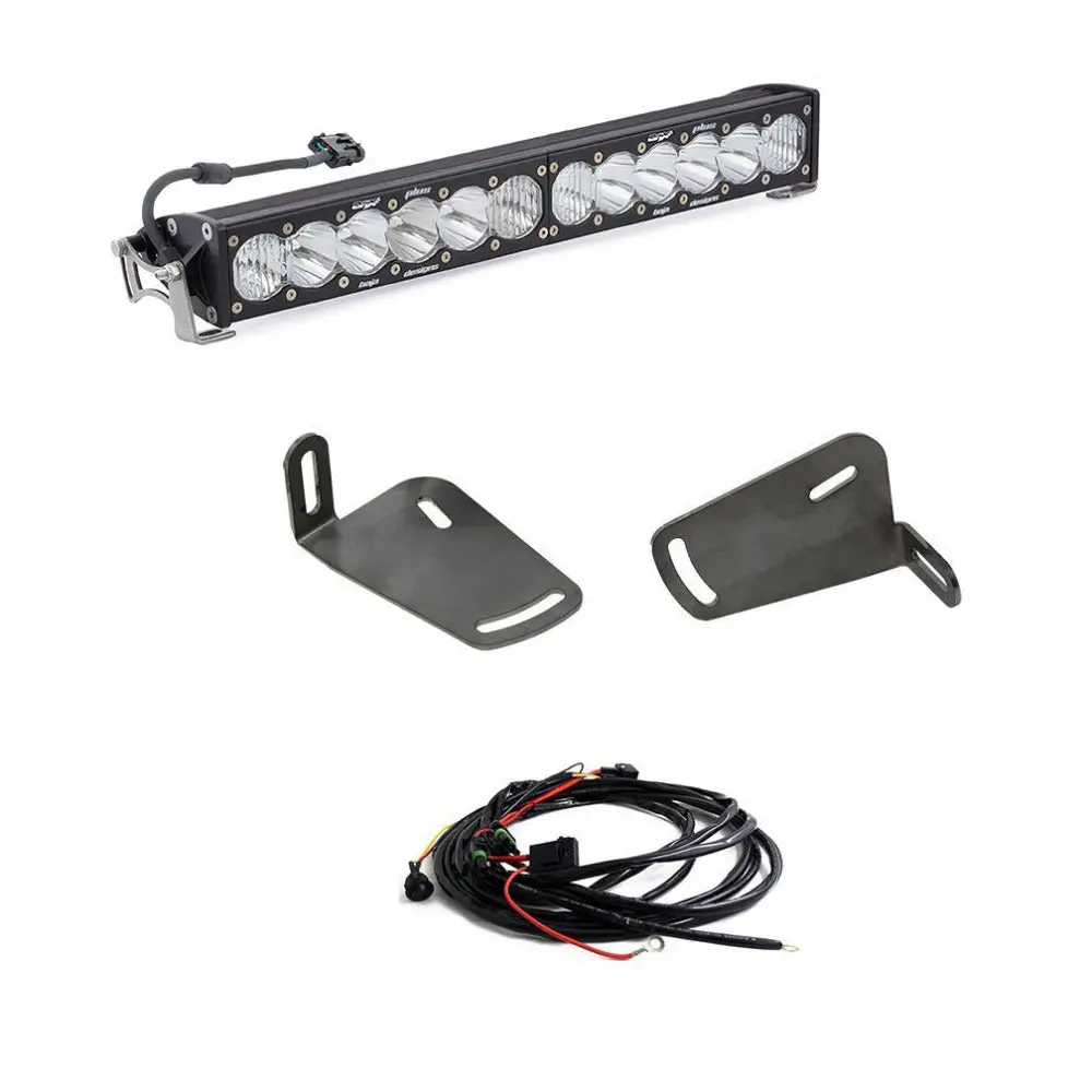 '19-24 Ram 1500 Rebel Baja Designs 20" Light Bar Bumper Kit 2