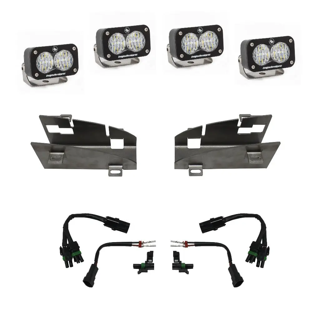 '19-24 Ram 1500 Rebel/Trx Baja Designs Dual S2 Fog Light Kit 1