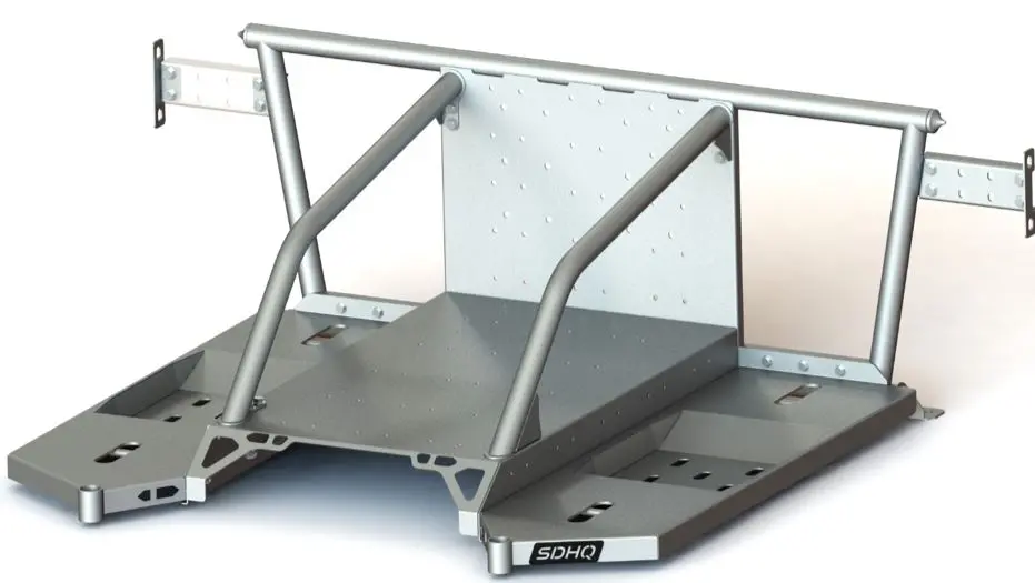 '19-23 Ford Ranger Sdhq Built In Bed Chase Rack 1