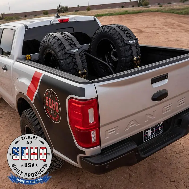 '19-23 Ford Ranger Sdhq Built In Bed Chase Rack 2