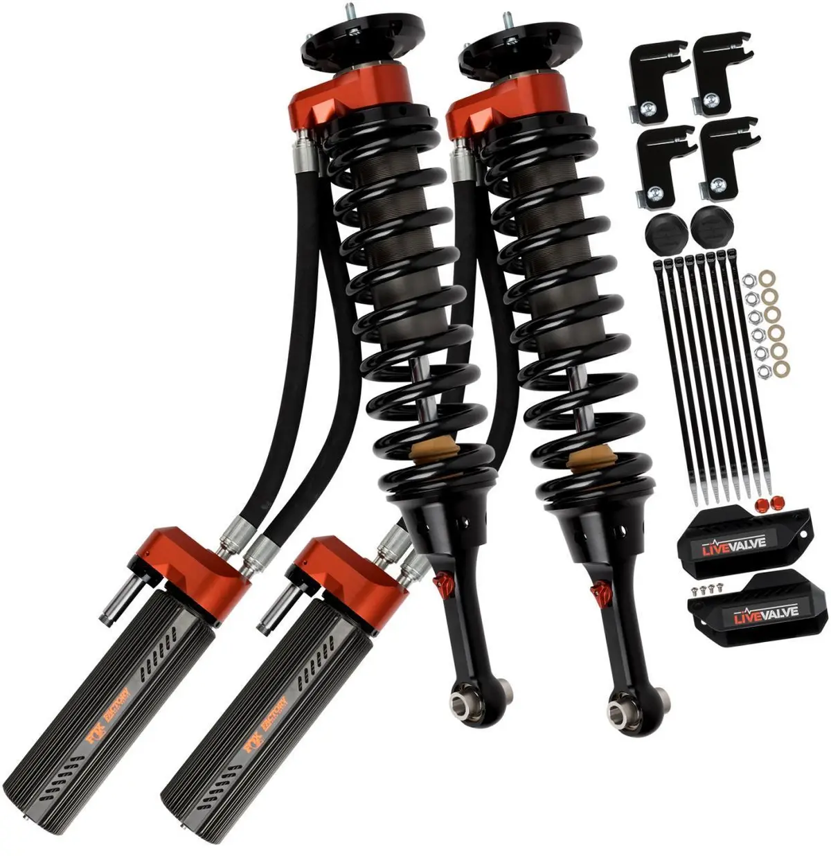 '19-20 Ford Raptor 3.0 Fox Live Valve Internal Bypass Reservoir Coilovers 1