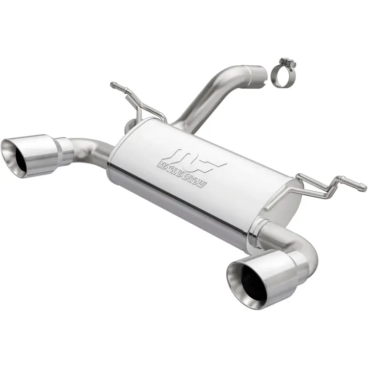 Magnaflow 2018-2025 Jeep Wrangler Street Series Axle-Back Performance Exhaust System 1