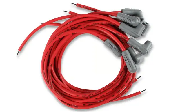 Super Conductor Spark Plug Wire Set 8 Cyl 90° Plug, Socket/Hei Cap 1