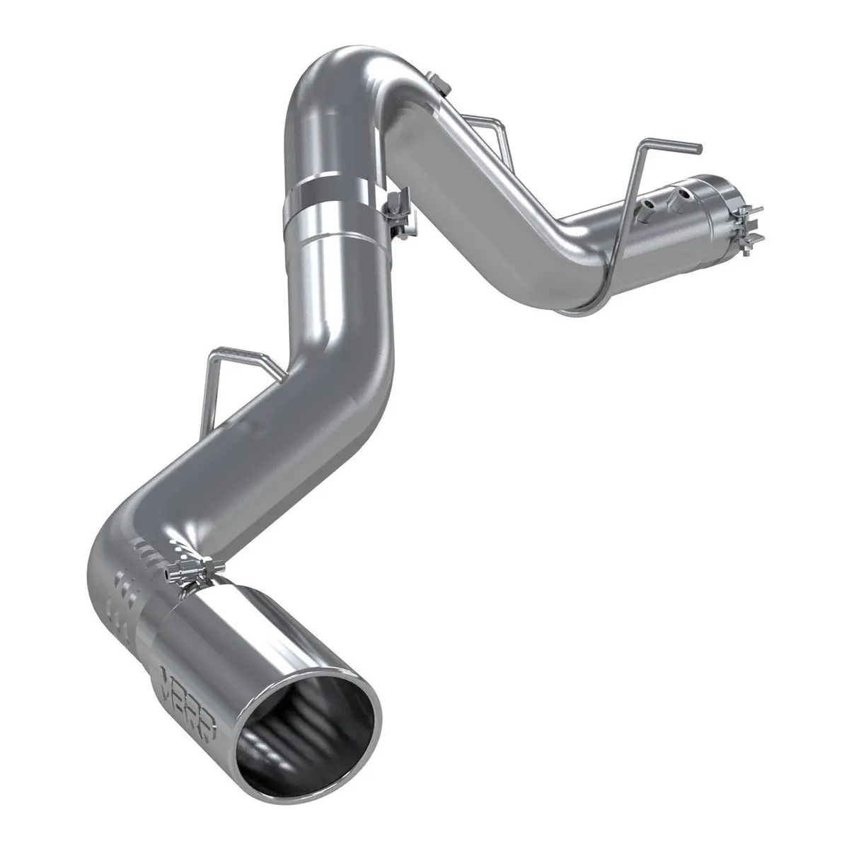 '20-23 Chevy/Gmc 6.6L Duramax Al 4" Single Side Filter Back Exhaust 1