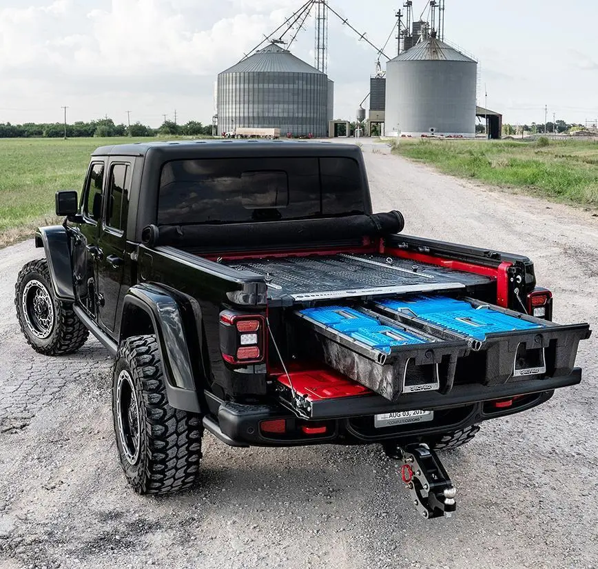 '20-23 Jeep Gladiator Truck Bed Storage System 1