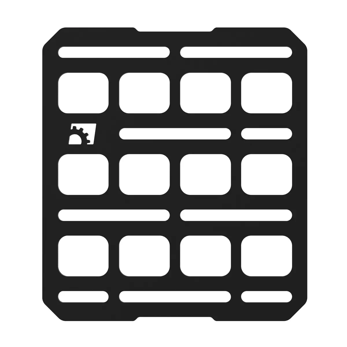 Tech Plate - 6.5" X 7.0" | Universal Molle Mounting Panel 1