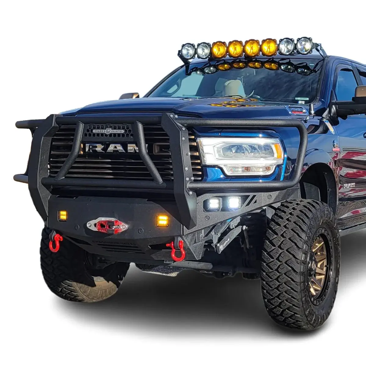 2019-2025 Ram 2500/3500 Octane Front Winch Bumper W/ Guard 1