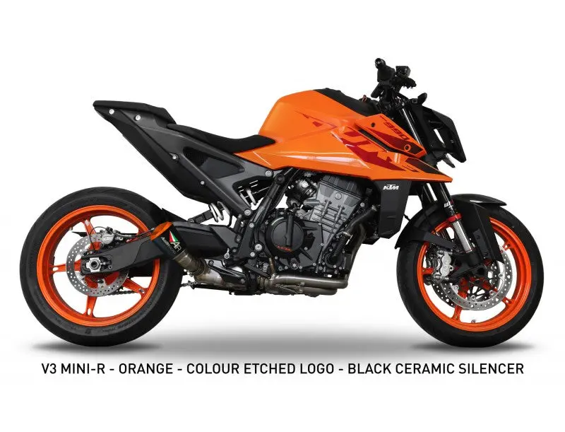 Austin Racing V3 Mini-R Race Slip On For 2023+ Ktm Duke 990, R 1