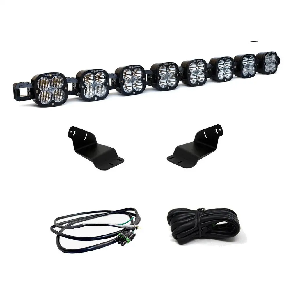 '21-'26 Ford Bronco Baja Designs 8 Xl Linkable Roof Bar Kit 3