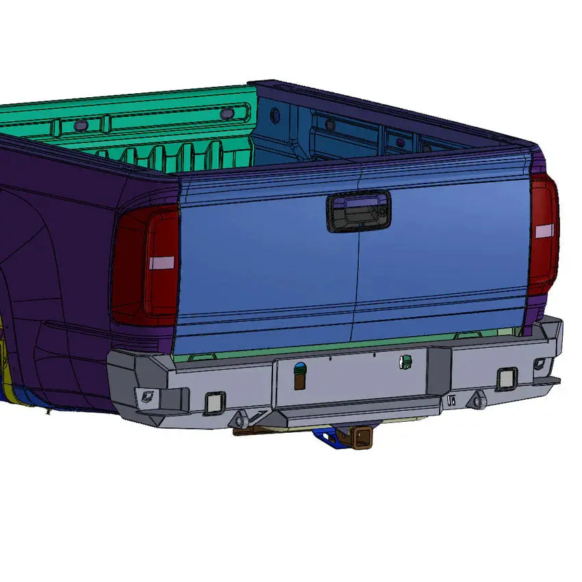 2015-2020 Chevy Colorado / Zr2 / Gmc Canyon Octane Rear Bumper 2