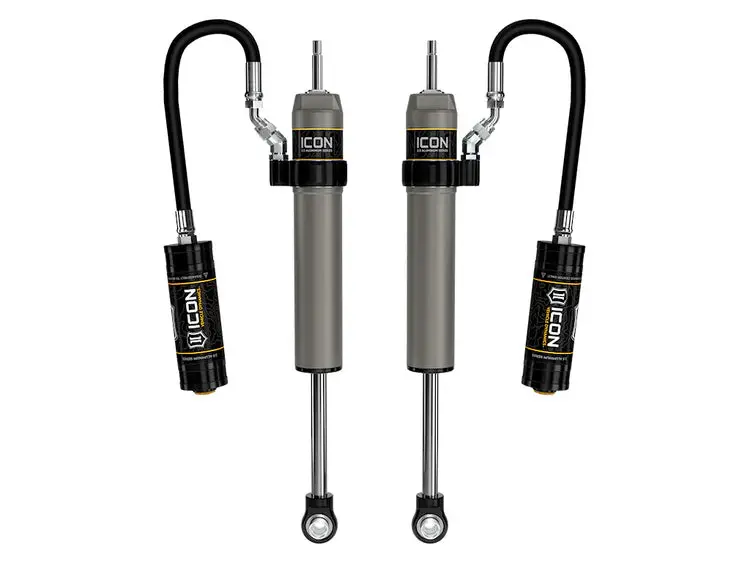 Icon 2025 Toyota 4Runner, 0-3” Lift, Rear, V.S. 2.5 Aluminum Series Shock Absorbers, Remote Reservoir, Pair 1