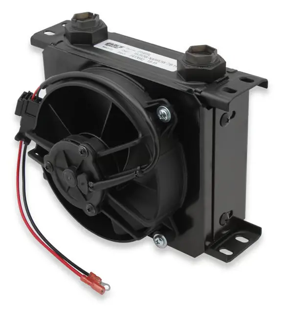 Earl's Ultrapro Oil Cooler W/ Fan Pack - 19 Rows - Narrow Cooler 1