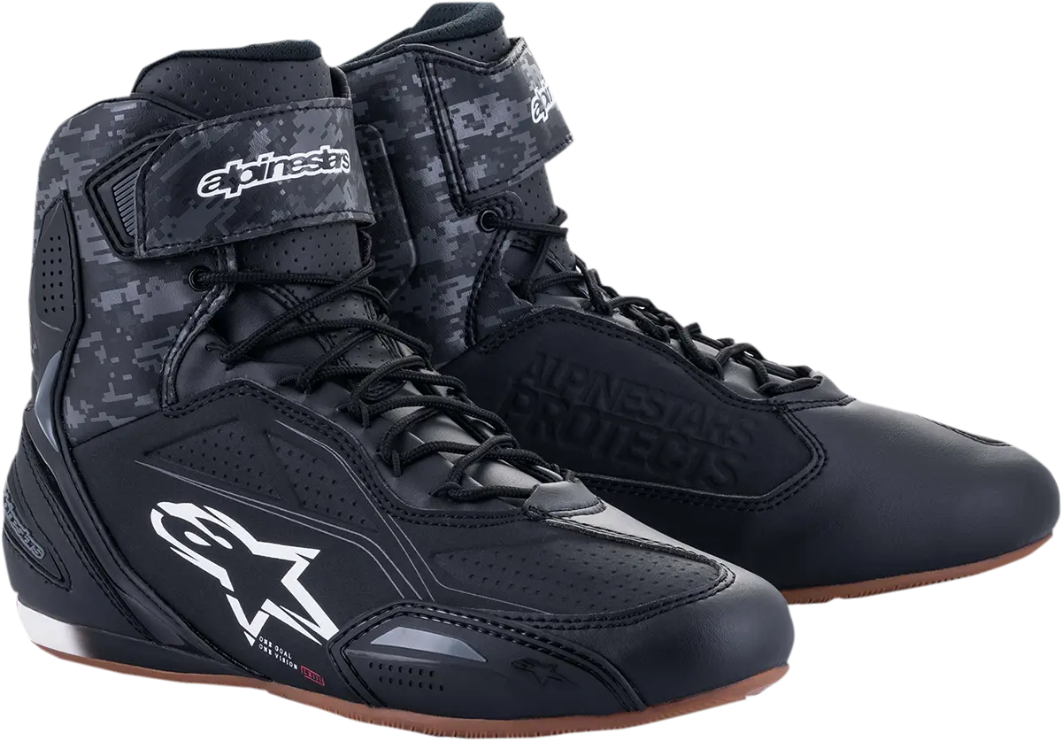 Alpinestars Faster-3 Racing Shoes – Black/Gray, Us Size 9 (Model: 251021911829) 1