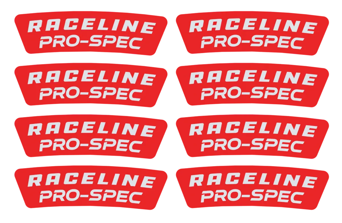 Raceline A14 Alpha Wheel Red Decal Pack 1