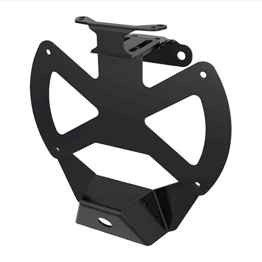 Icon Impact Armor 2018-Up Jeep Wrangler Jl License Plate Relocation Kit 1