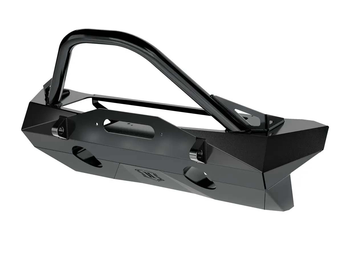 20-23 Jeep Jt Icon Pro Series Recessed Front Winch Bumper W/ Bar & Tabs 1