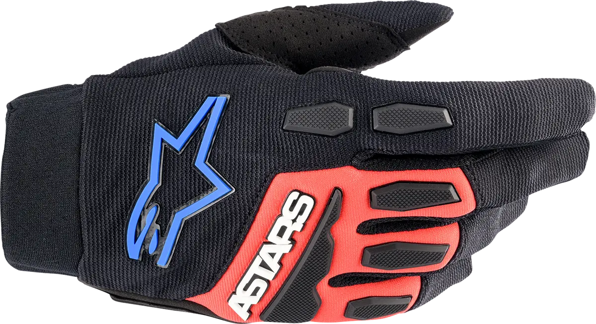 Alpinestars Full Bore Xt Motorcycle Gloves – Black/Red/Blue, Medium 1