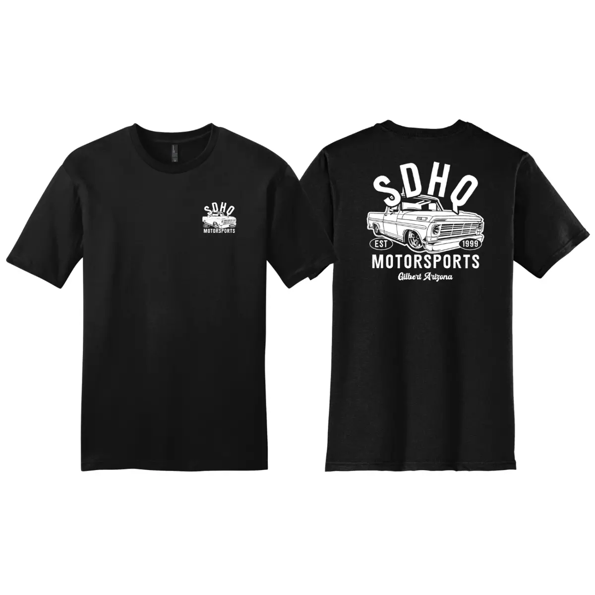 Sdhq Motorsports 25 Year Anniversary Logo T-Shirt | Black 1