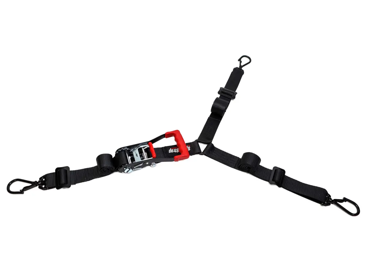 Speedstrap 2" Hd 3-Point Spare Tire Tie-Down W/ Swivel Hooks 1