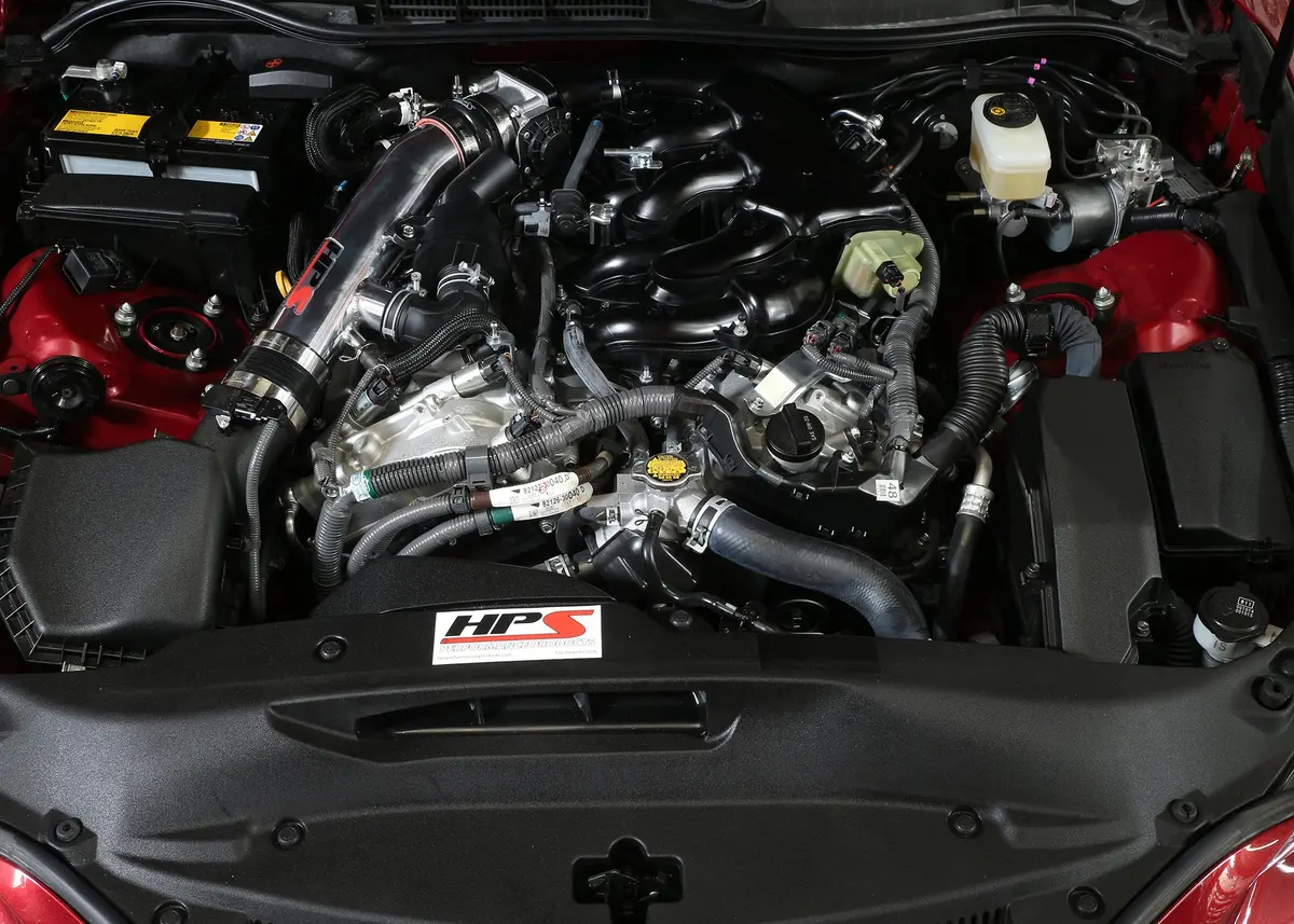 Hps Performance Post Maf Air Intake Aluminum Tube, Black, 27-559Wb 2