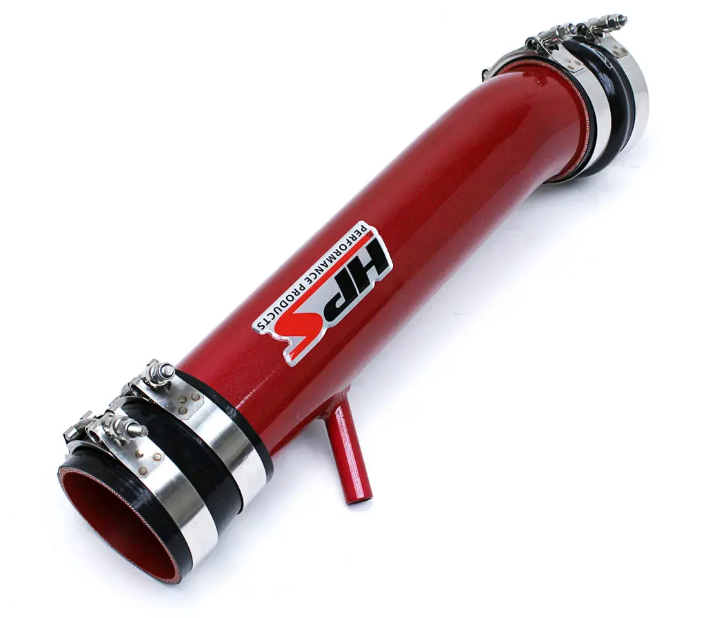 Hps Performance Post Maf Air Intake Aluminum Tube, Red, 27-560R 1