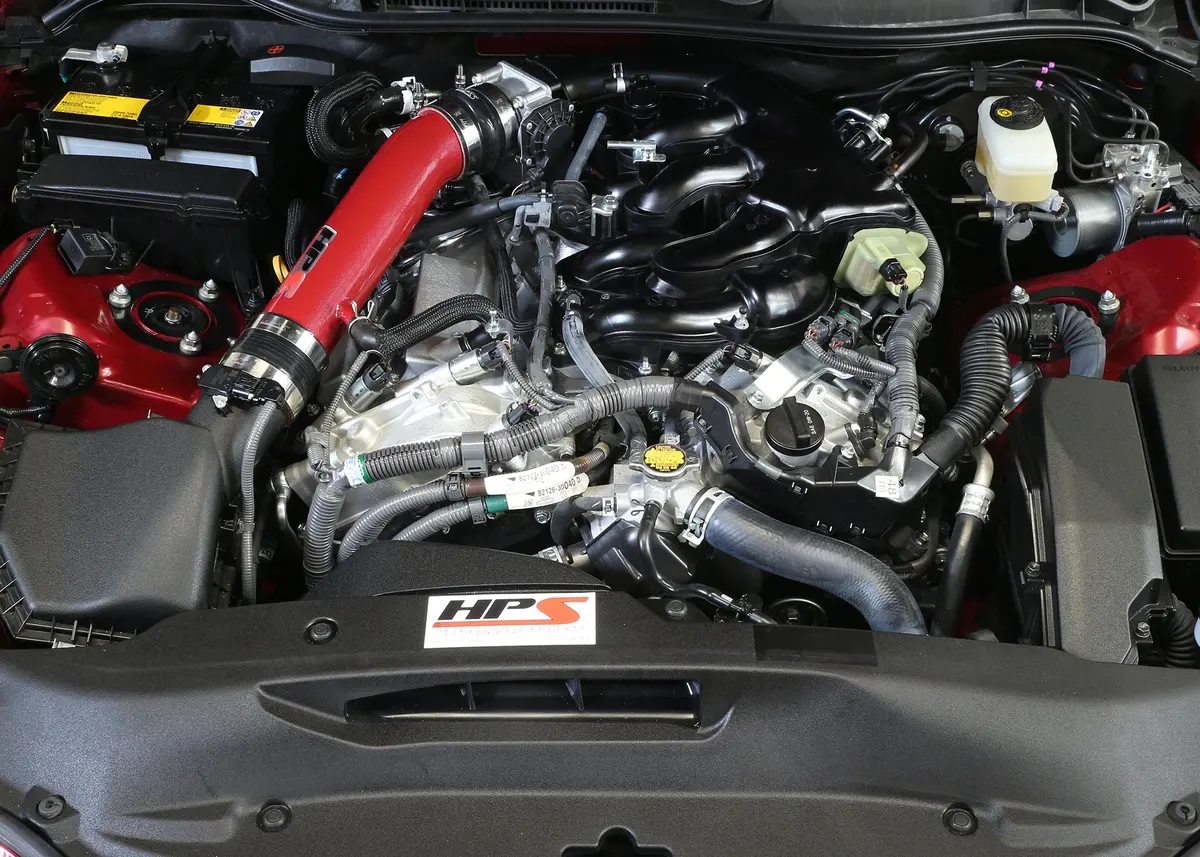 Hps Performance Post Maf Air Intake Aluminum Tube, Red, 27-560R 2