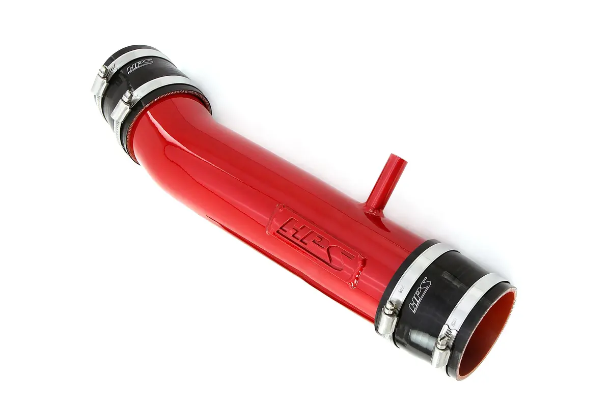 Hps Performance Air Intake Post Maf Aluminum Tube, Red 1