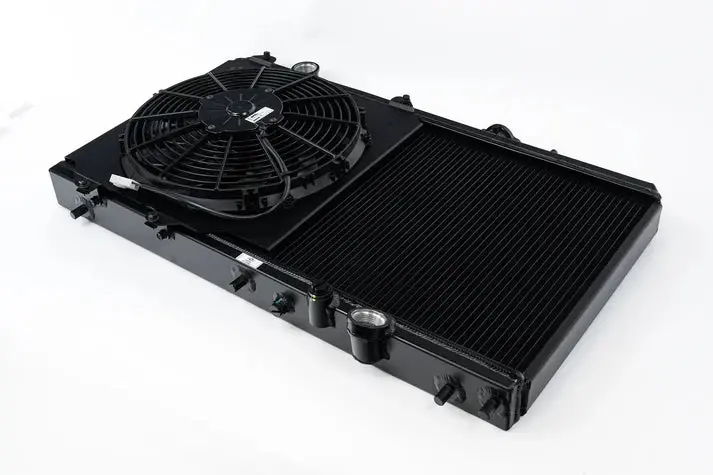 K-Swap 92-00 Honda Civic / 94-01 Acura Integra All-Aluminum Radiator - Black 1