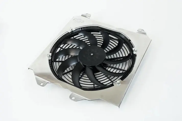 92-00 Civic All-Aluminum Fan Shroud W/ 12-Inch Spal Fan 2