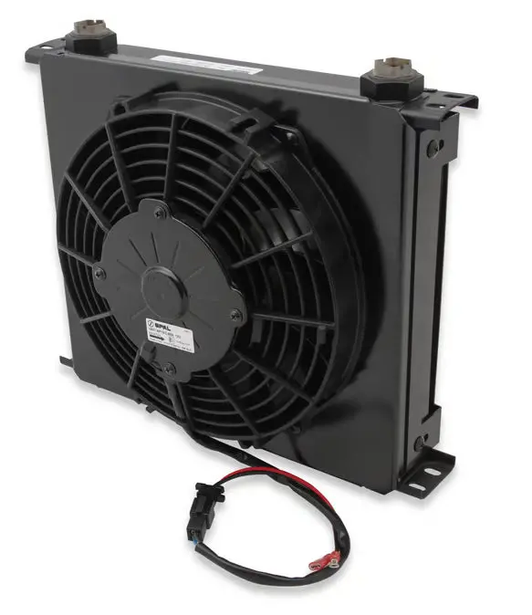 Earl's Ultrapro Oil Cooler W/ Fan Pack - 34 Rows - Wide Cooler 1