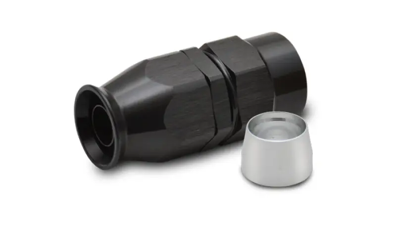 Vibrant -12An Straight Aluminum Hose End – One-Piece Design For Ptfe-Lined Hose 1
