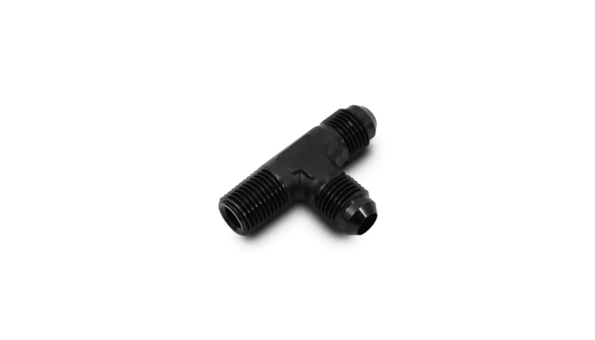 Male Flare Tee Adapter, Npt On Run 2