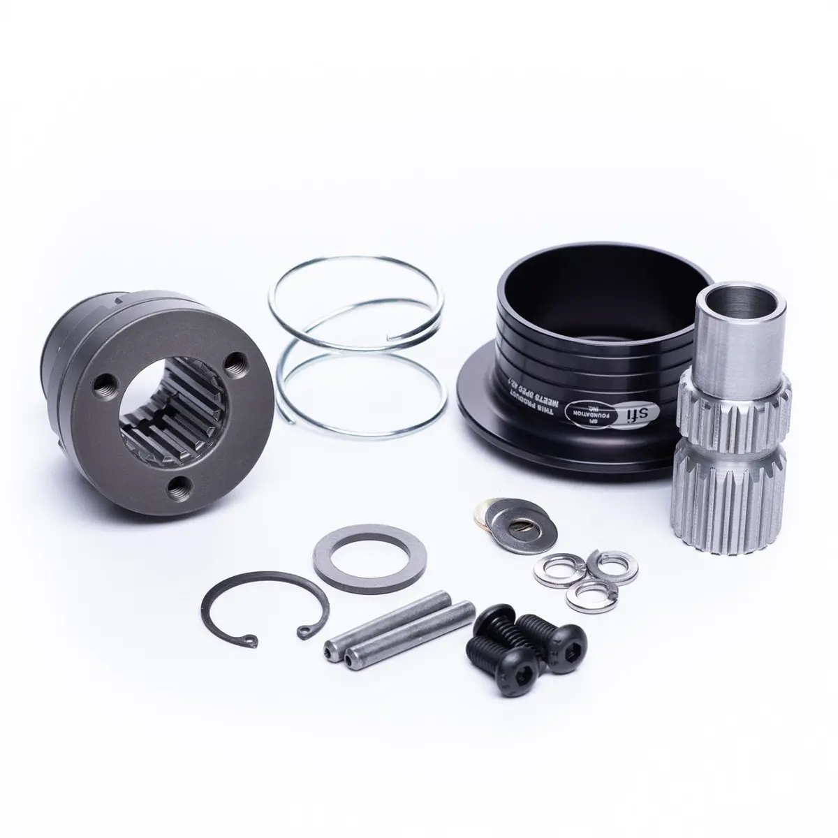 3 Bolt Aluminium Steering Wheel Quick Release Adapter 1