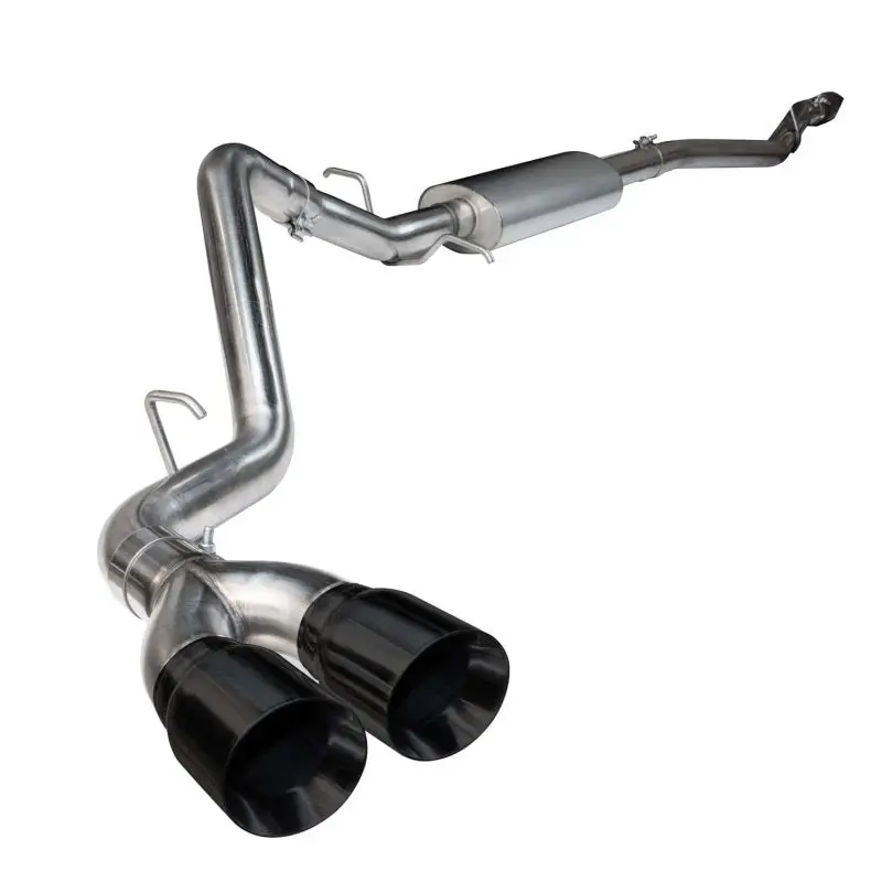 3" Ss Side Exit Cat-Back Exhaust W/Black Tips | 2015-2020 F150 5.0L 4V 1