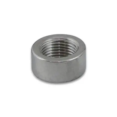 304 Stainless Steel M12x1.25 Female Coped Weld Bung 1