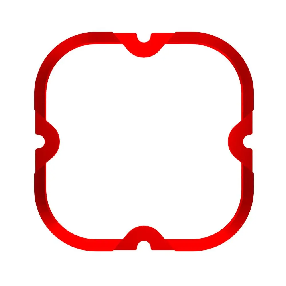 Kc Hilites Flex Era 4 | 1-Bezel Ring - Ed Coated - Red 1