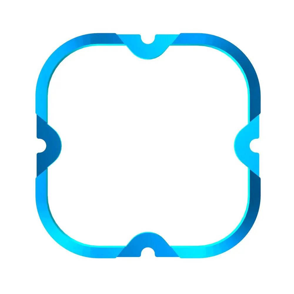 Kc Hilites Flex Era 4 | 1-Bezel Ring - Ed Coated - Blue 1