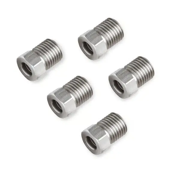Earl's Hardline Tube Nut Stainless Steel - 10Mm X 1.0Mm Inverted Flare For 3/16" Tubing - Package Of 5 Pieces 1