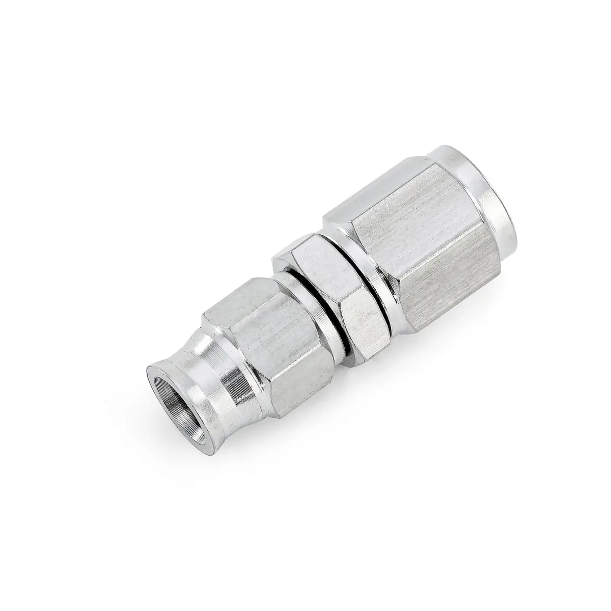 Hps Performance Straight -3 Compression Teflon Hose End To An Female For Ptfe Hose, Stainless Steel 1