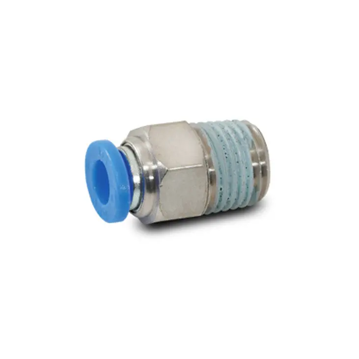 Male Straight Push Lock Vacuum Fittings 1