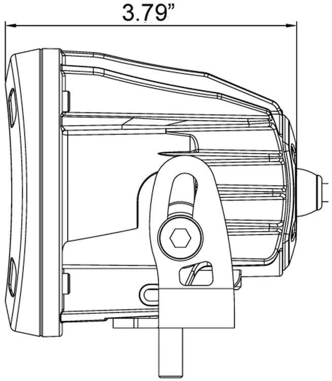 3.7" Cg2 Series Multi Led Light Cannon-Rounded 2