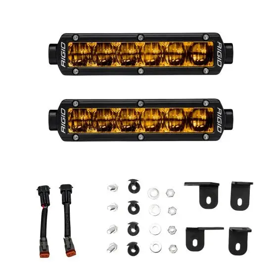'22-24 Toyota Tundra 6" Sr-Series Selective Yellow Fog Light Kit 1