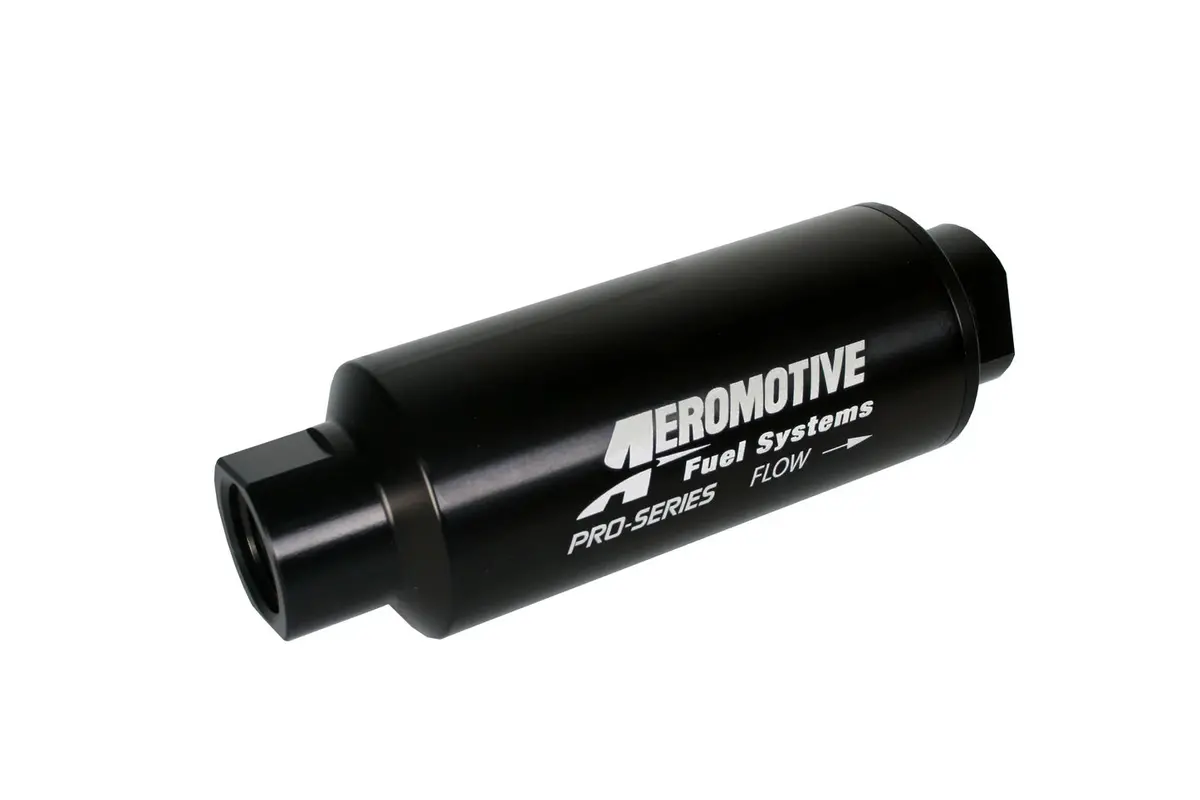 10 Micron Pro-Series Fuel Filter With An-12 Orb Ports & Cellulose Element 1