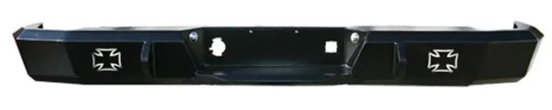 Iron Cross Heavy-Duty Rear Bumper – Gloss Black Finish With Sensor Cutouts For 2014–2018 Chevrolet Silverado 1500 1