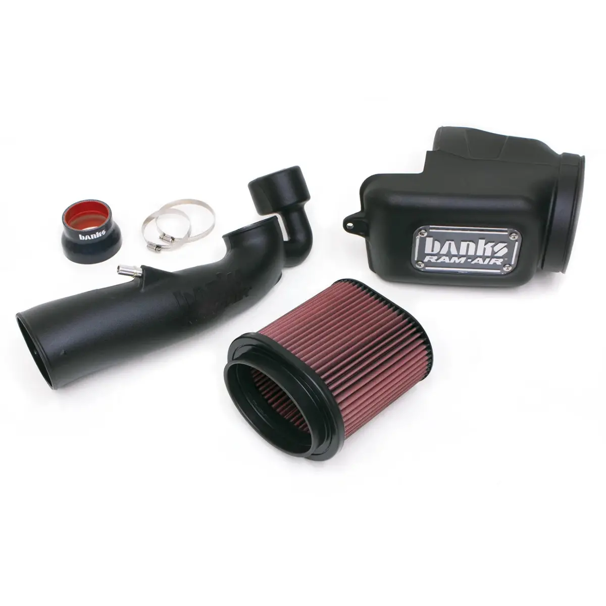 2018-2025 Jeep Wrangler Jl 3.6L, And 2020-2025 Gladiator 3.6L Banks Ram-Air® Big-Ass Oiled Or Dry Filter, Cold Air Intake System 1