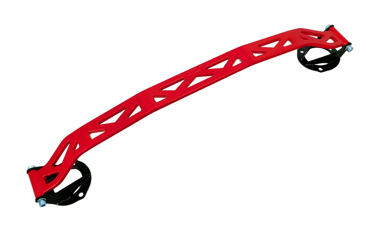 Hps Performance Aluminum Front Strut Tower Brace Bar, Red, 42-100R 1